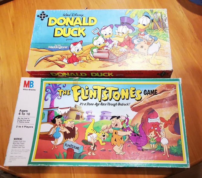 Flintstones and Donald duck board games Carousel 1