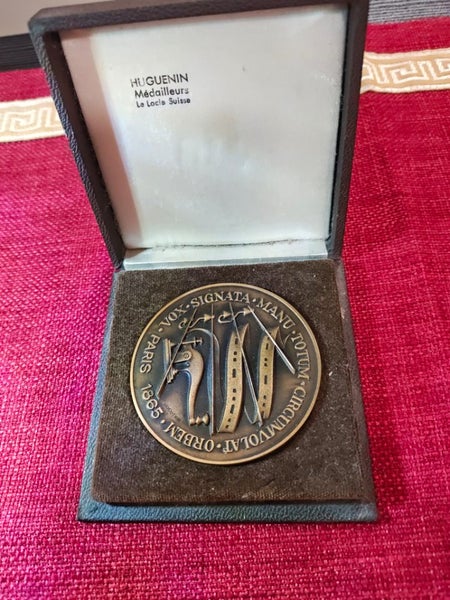Centennial Medallion UTI commerating 100yrs 1865 to 1965 Bronze 60mm Carousel 1