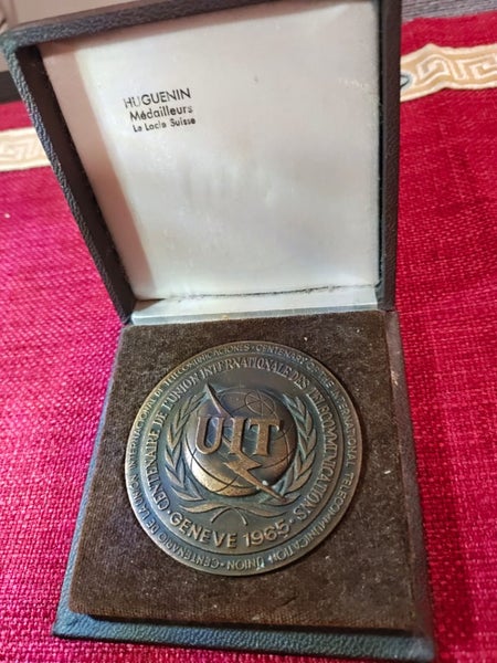 Centennial Medallion UTI commerating 100yrs 1865 to 1965 Bronze 60mm Carousel 2