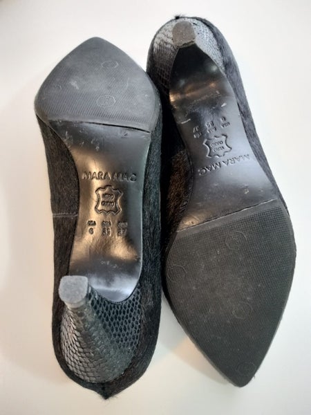 Mara Mac Designer Haircalf Leather Heels – Size 37/6-6.5– Excellent Condition64584721943810113