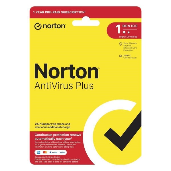 Norton AntiVirus Plus - 1 Device / 1 / Year Carousel 1