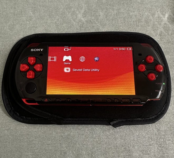 PlayStation Portable (PSP) 3000 – Black & Red (God of War) | 64GB | Fully Set Up Carousel 2