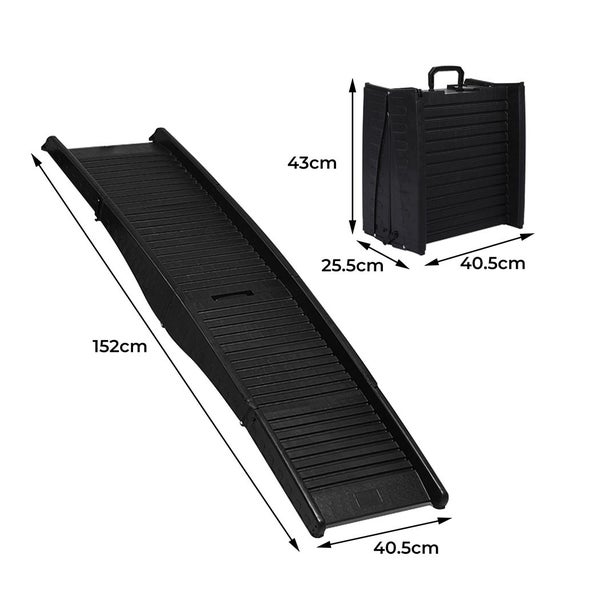 Pawz Dog Ramp Pet Car Suv Travel Stair Step Foldable Portable Lightweight Ladder Carousel 10