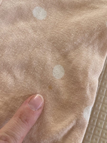 Nature Baby pink dot footed cotton stretch and grow 3-6m Carousel 3