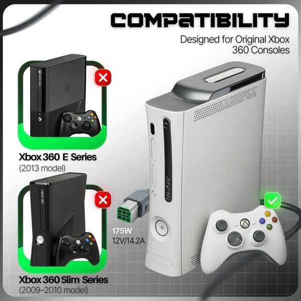 New Power Supply for Microsoft Xbox 360 Sale Sale Carousel 7