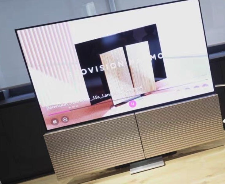 B&O Beovision Harmony TV 97 inch 4K OLED with Home Speaker Brand New Carousel 2