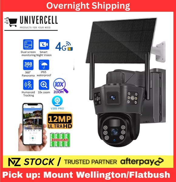 New 4G Dual Lens Solar Powered Wireless Outdoor Security CCTV Camera Carousel 1