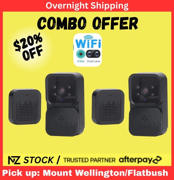 Combo Offer 2x Mini Doorbell CCTV App Controll Camera Carousel 1