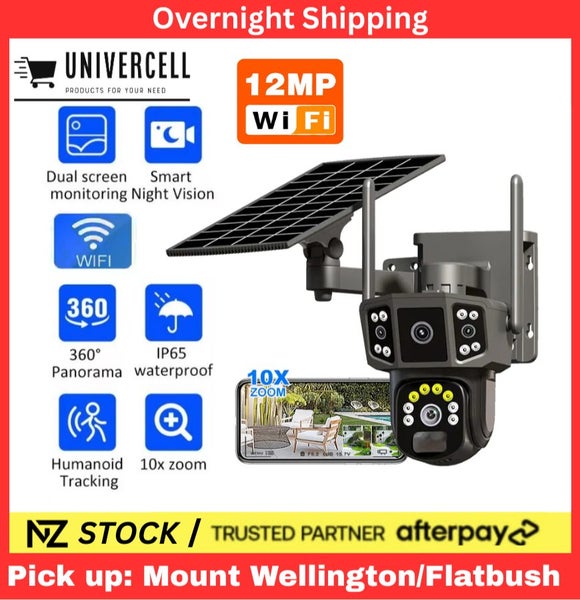 Solar Powered Wireless Wifi Motion Detection/Night Vision CCTV Camera Carousel 1