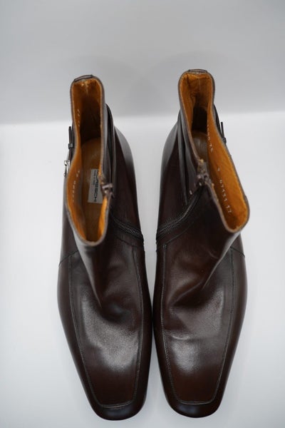 Moreschi Designer Leather Boots Carousel 9