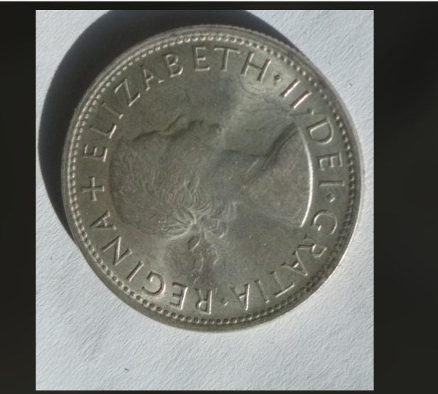 Australia 1954 Florin coin Carousel 2