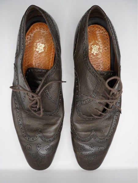 Classic Giorgio Armani - Nappa Hand-Made Brogue Lace-ups636169941020171114