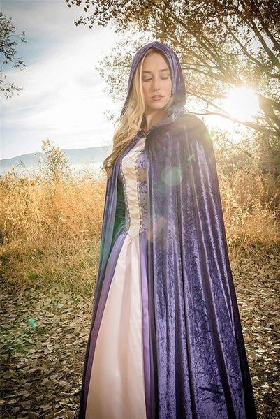 Hoodie Costume Cape Velvet Adult Cloak L2057PP0 Carousel 5