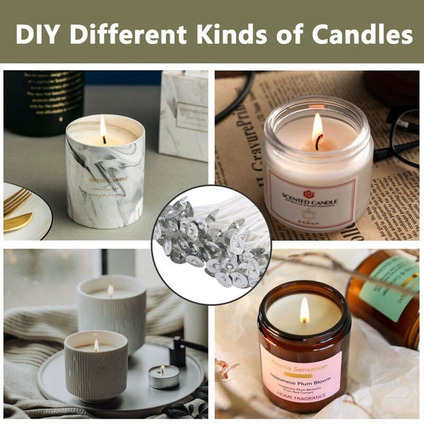 Candle Making Wicks Wick Holder Bracket Sticker Set Carousel 2