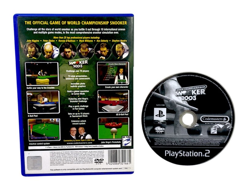 World Championship Snooker 2003 (PS2) Carousel 2
