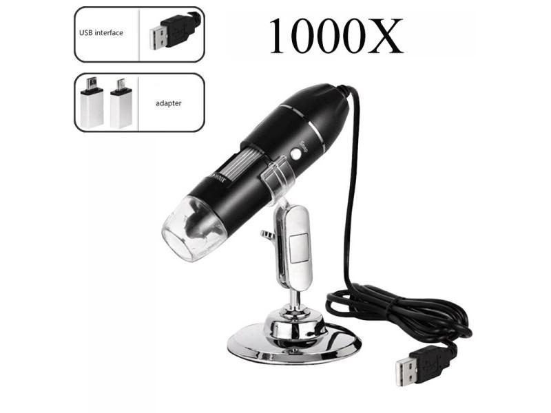 1600X1000X500X Digital Microscope Camera C USB Portable For Soldering Repair Carousel 1