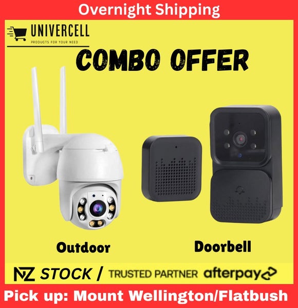 Outdoor Waterproof Security Wireless Cam & Mini Doorbell CCTV App Control Camera Carousel 1