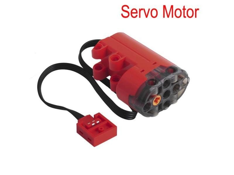 Enhanced Red Plus M/L/XL Motor MOC Power Functions Servo Motor For Lego 8883 Carousel 1
