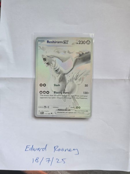 Reshiram Ex BWR - Freshly pulled- Ends 8pm Tonight Carousel 1