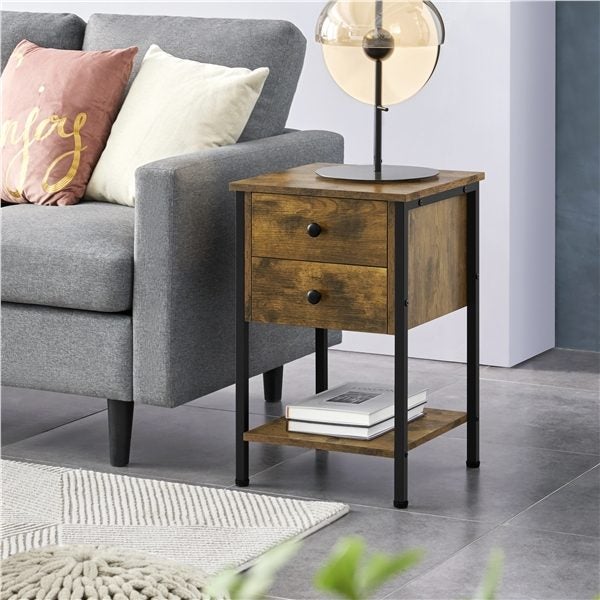 2-Drawer Side Table Carousel 1