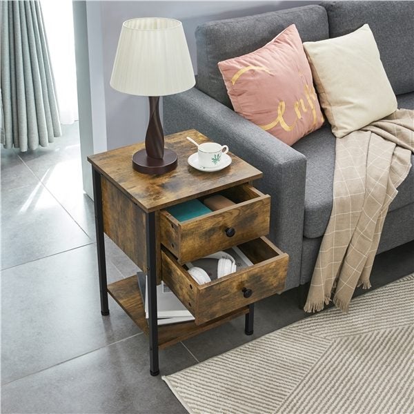 2-Drawer Side Table Carousel 9