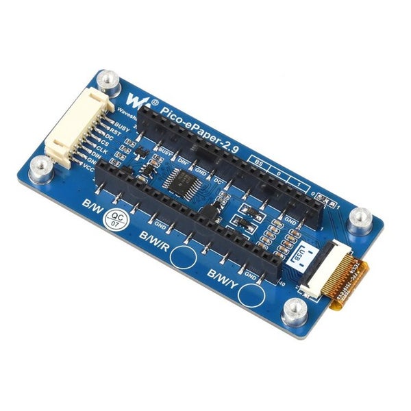 Raspberry Pi Display 2.9inch E-Paper / E-Ink Module for Raspberry Pi Pico, 296 x Carousel 3