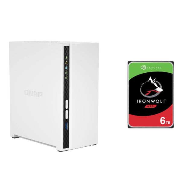 QNAP TS-233 2-Bay NAS with 1x 6TB NAS HDD Bundle [BDLQNP23307] Carousel 2