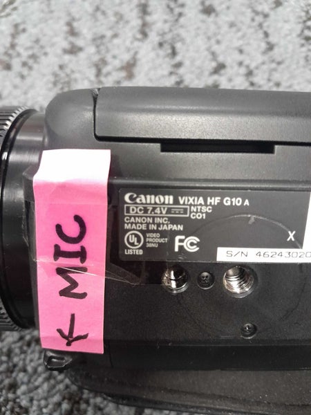 Camcorder- Canon VIXIA HF G1063613496912001112