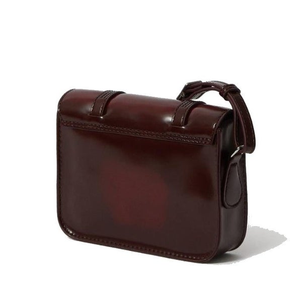 Dr Martens 7 Inch Satchel Vegan Cherry Red Oxford Brush Carousel 3