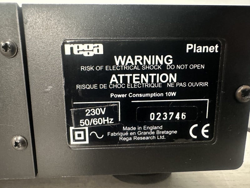 Rega Planet CD player Carousel 8
