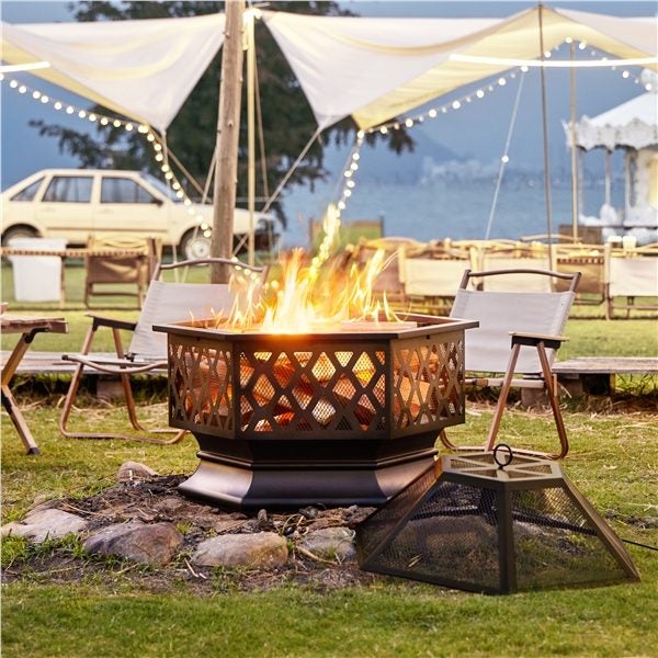 Heavy Duty Fire Pit Carousel 1