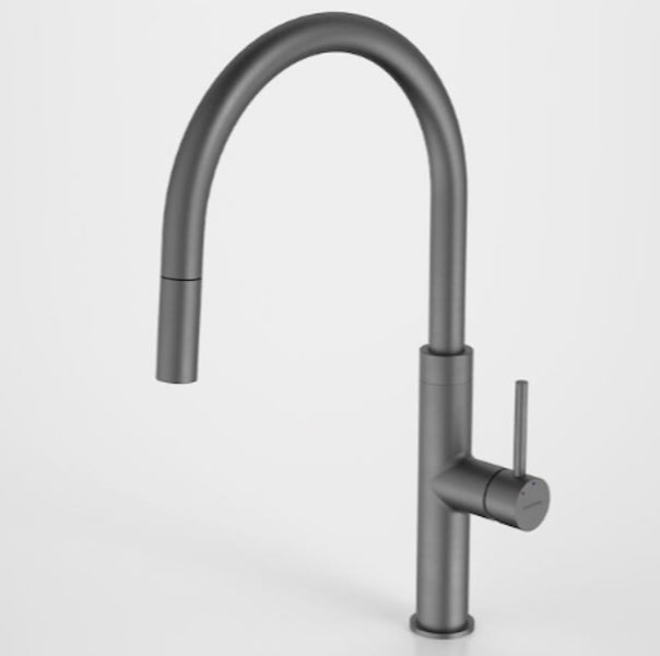 CAROMA Liano II Pull Out Sink Mixer - Black/Gun Metal Carousel 1