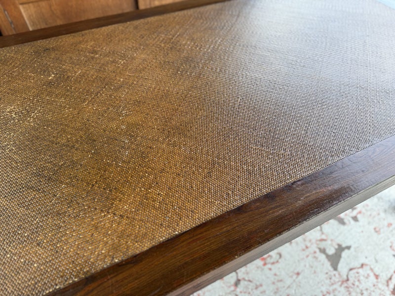 A Decorative Solid Elm Weaved Rattan Top 8 Seater Dining Table Carousel 20