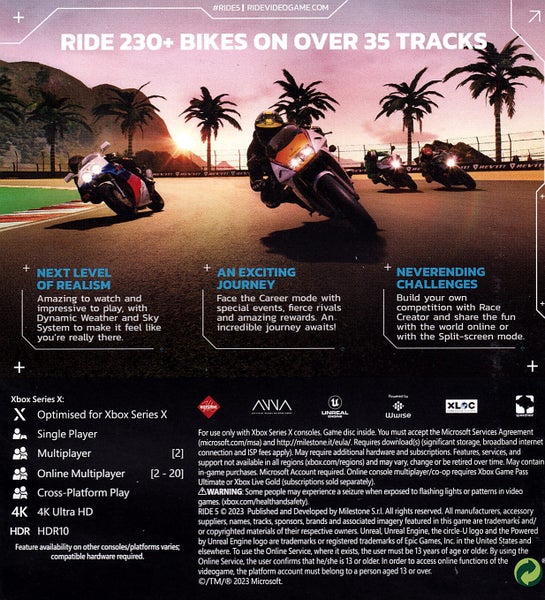 Ride 5 Xbox Series X Carousel 2