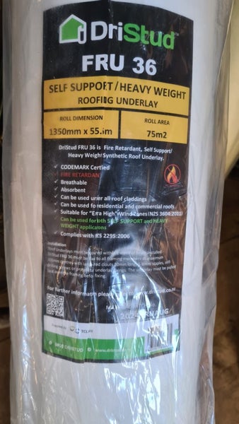 Dristud fire retardant roofing & wall underlay 75sqm Carousel 1