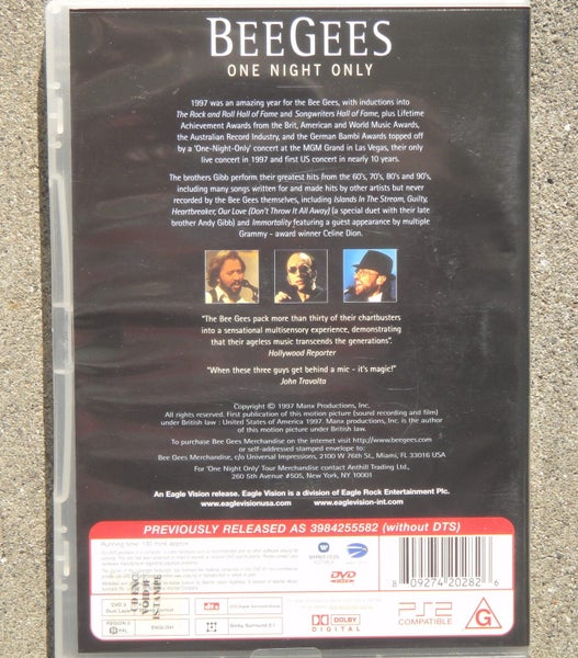 Bee Gees - One Night Only DVD Carousel 2