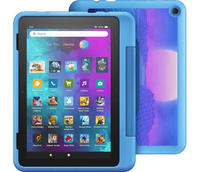 Amazon Fire HD 8 Kids Pro 10th Gen (32GB, Sky Blue) Carousel 1