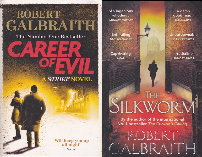Robert Galbraith X 2 - FREIGHT INCLUDED Carousel 1