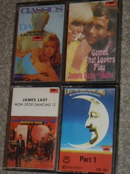 Four Cassette tapes of JAMES LAST Carousel 2
