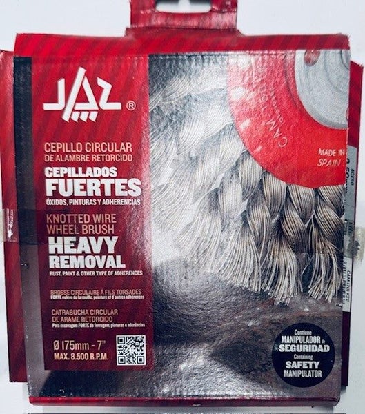 Jaz Wire Wheel Twist Knot - 175mm x 10mm x 0.5mm - Damaged Packaging Carousel 2