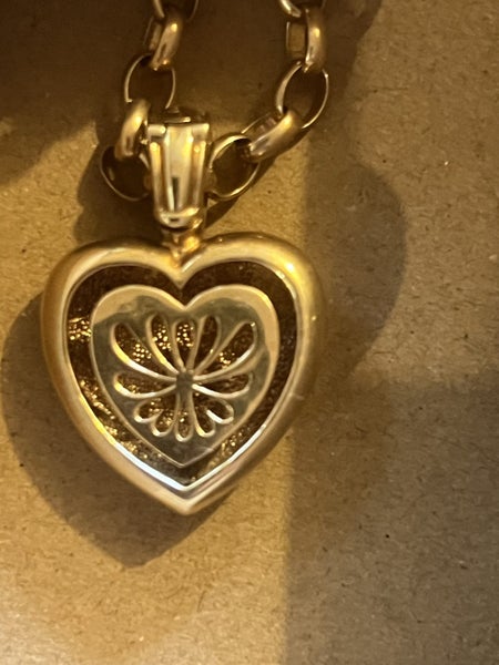 Gold Chain Belcher Heart Enhancer Pendant Diamond Carousel 2