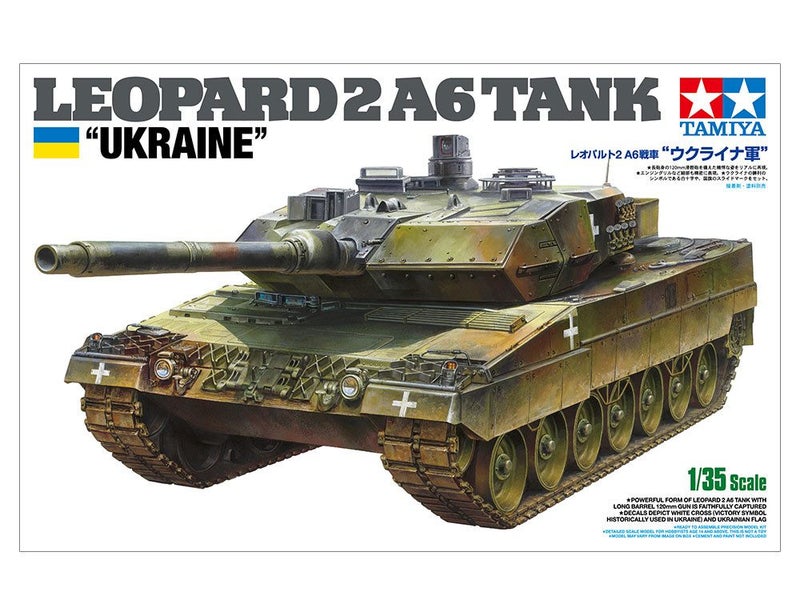 Tamiya 1/35 Leopard 2 A6 Tank "Ukraine" 25207 Carousel 1