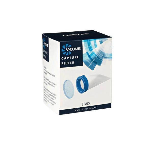 Licetec V-Comb Capture Filter 8pk Carousel 1