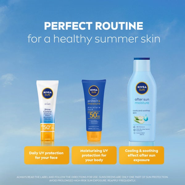 NIVEA Protect & Moisture Moisture Lock SPF50+ Sunscreen Lotion Carousel 8