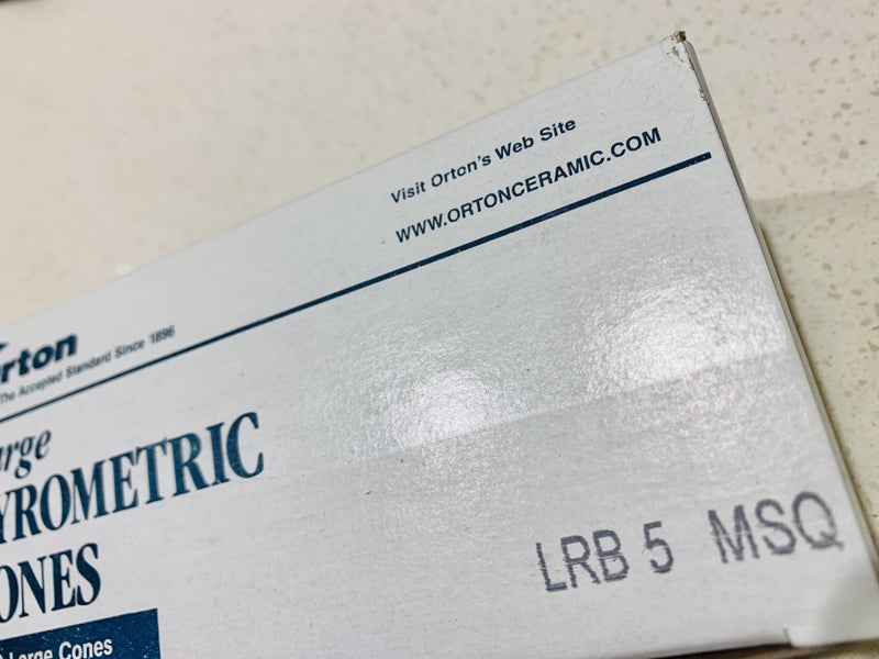 Orton Pyrometric Box of 50 - Cone 5 Carousel 1