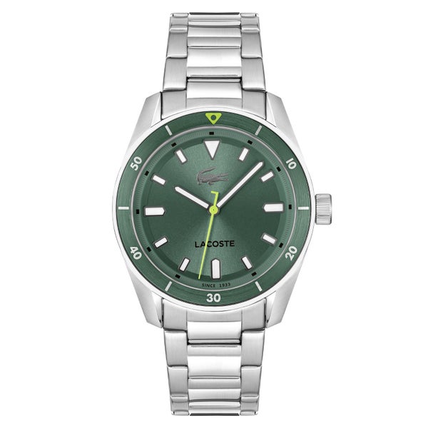 Lacoste Stainless Steel Green Dial Men's Watch - 2011425 Carousel 1