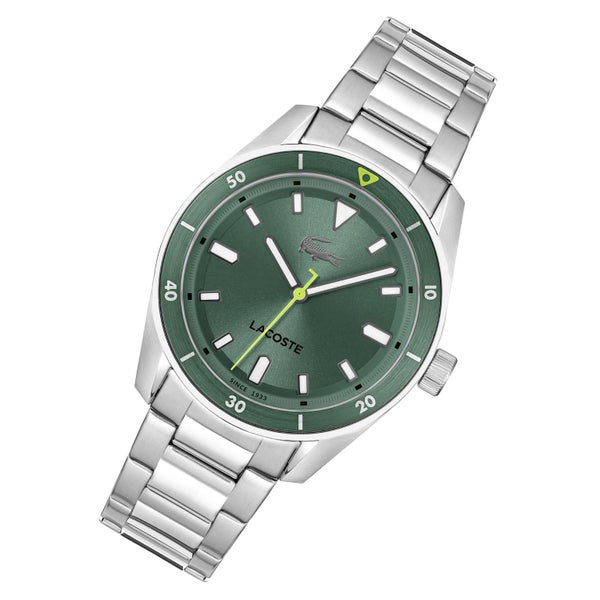 Lacoste Stainless Steel Green Dial Men's Watch - 2011425 Carousel 2