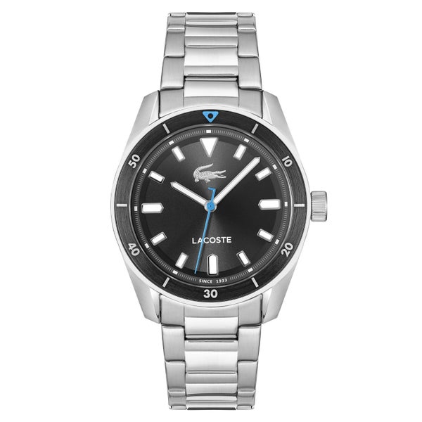 Lacoste Stainless Steel Black Dial Men's Watch - 2011433 Carousel 1