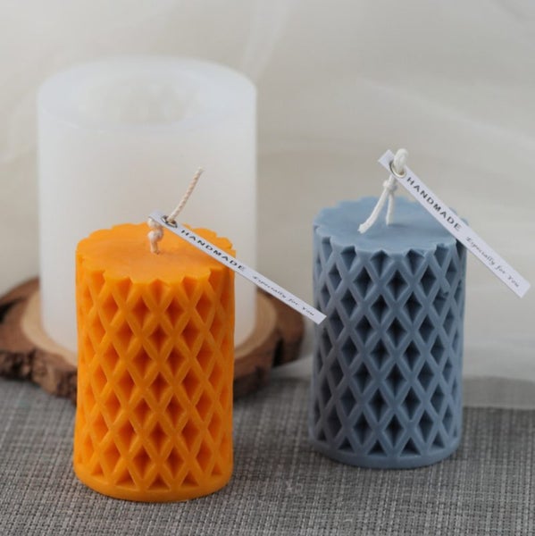 Silicone Molds Cylinder Candle Moulds Carousel 1