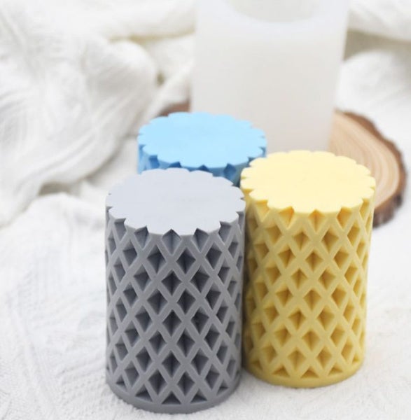 Silicone Molds Cylinder Candle Moulds Carousel 15